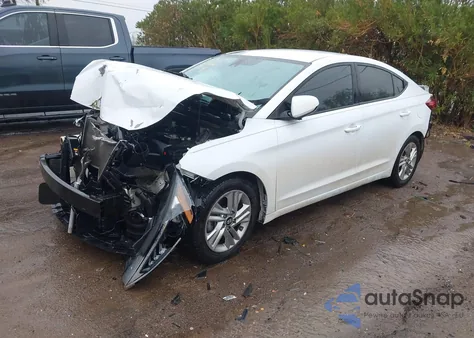 2019 Hyundai Elantra Sel z USA, uszkodzony, nr VIN 5NPD84LF2KH477214